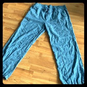 Women’s blue light weight cotton palazzo pants